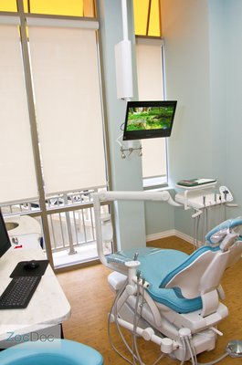 Our relaxing and comforting exam room