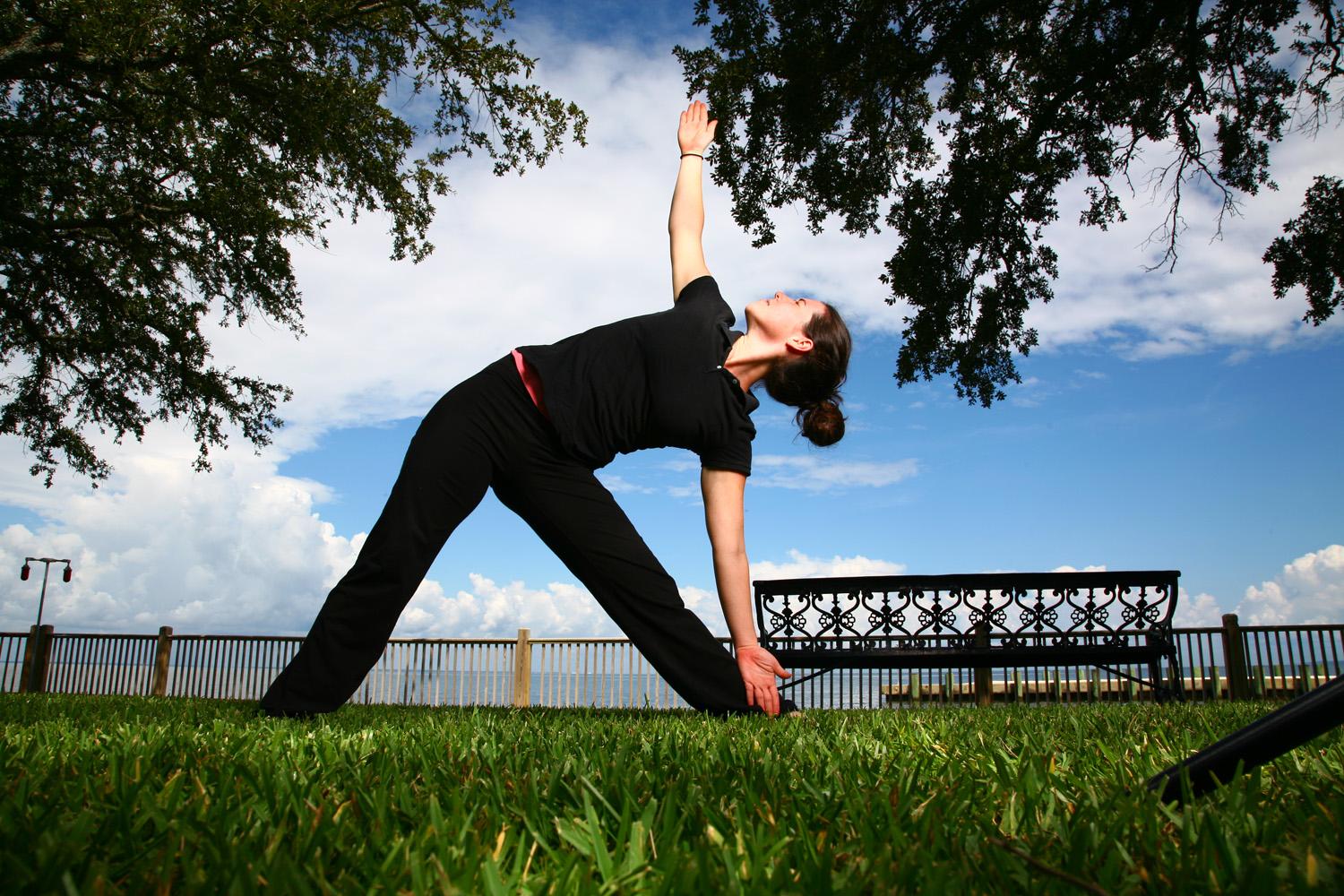 Triangle Yoga Pose