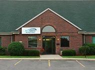 Look for this building to find the East Lansing AccuQuest Hearing Center