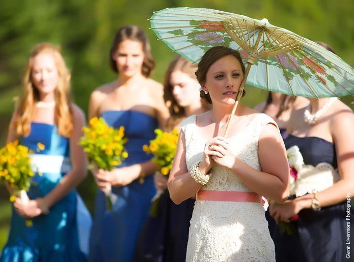 Massachusetts outdoor wedding ceremony