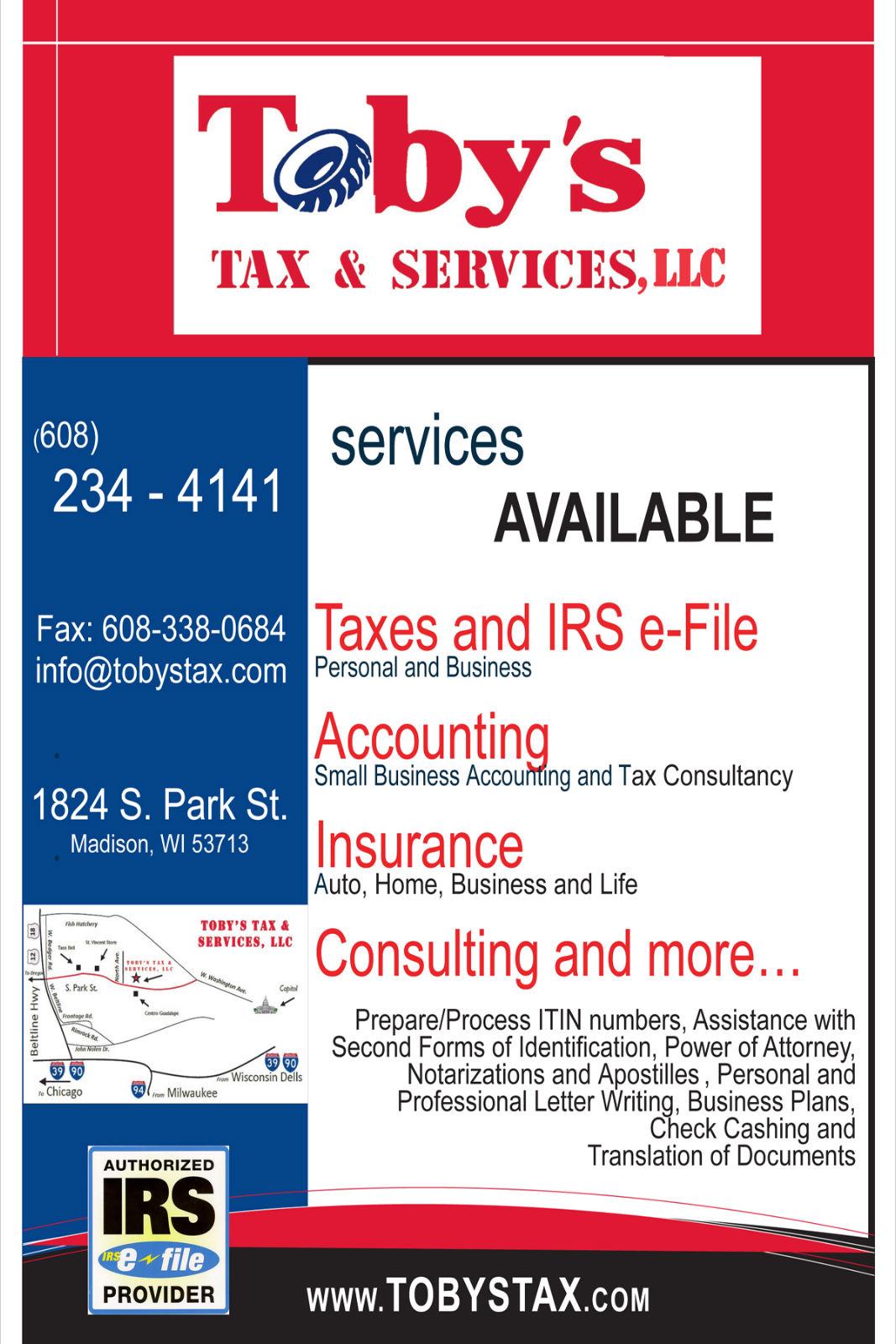 Toby's Tax and Services