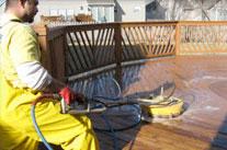 Wood Deck Sealing with 25 Year Warranty