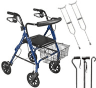 Walking Aids -  Walkers, Rollators, Canes, Crutches