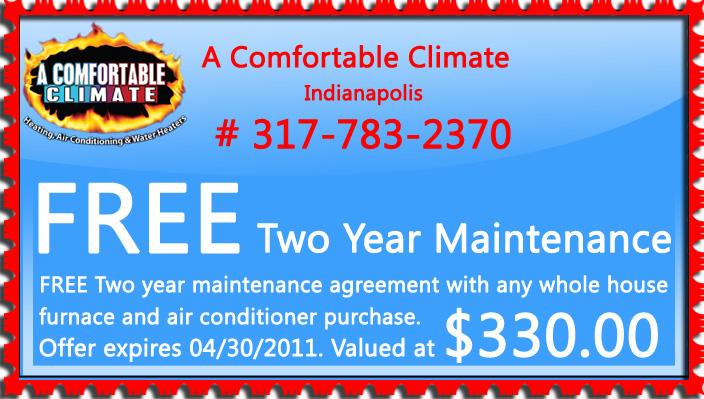 Furnace Repair Coupons Indianapolis