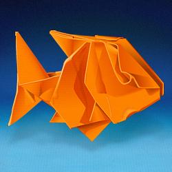 John Montroll Sun Fish Folded & Illustrated by Michael Roy