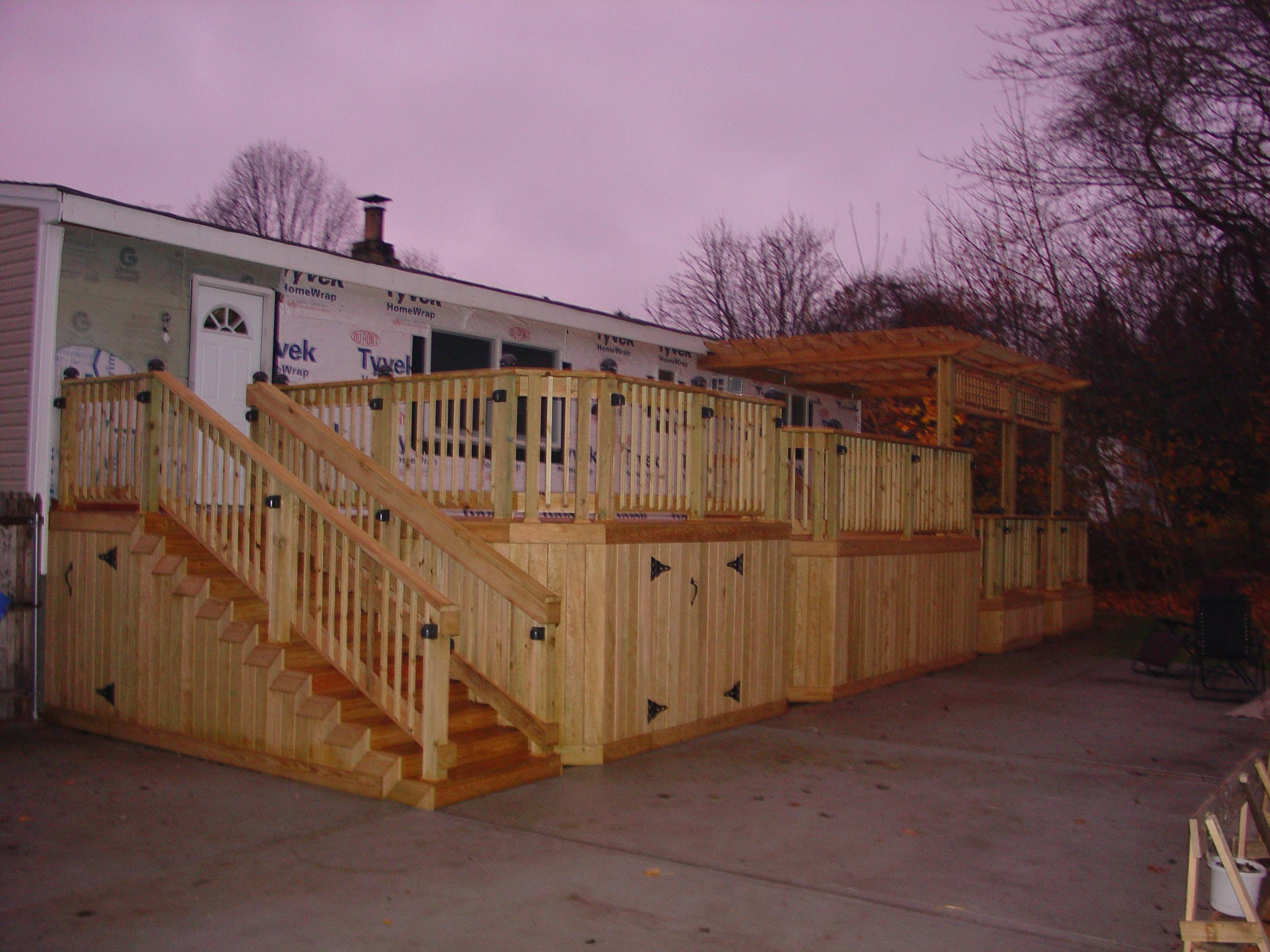 Custom Multi-Level Deck with Pergola