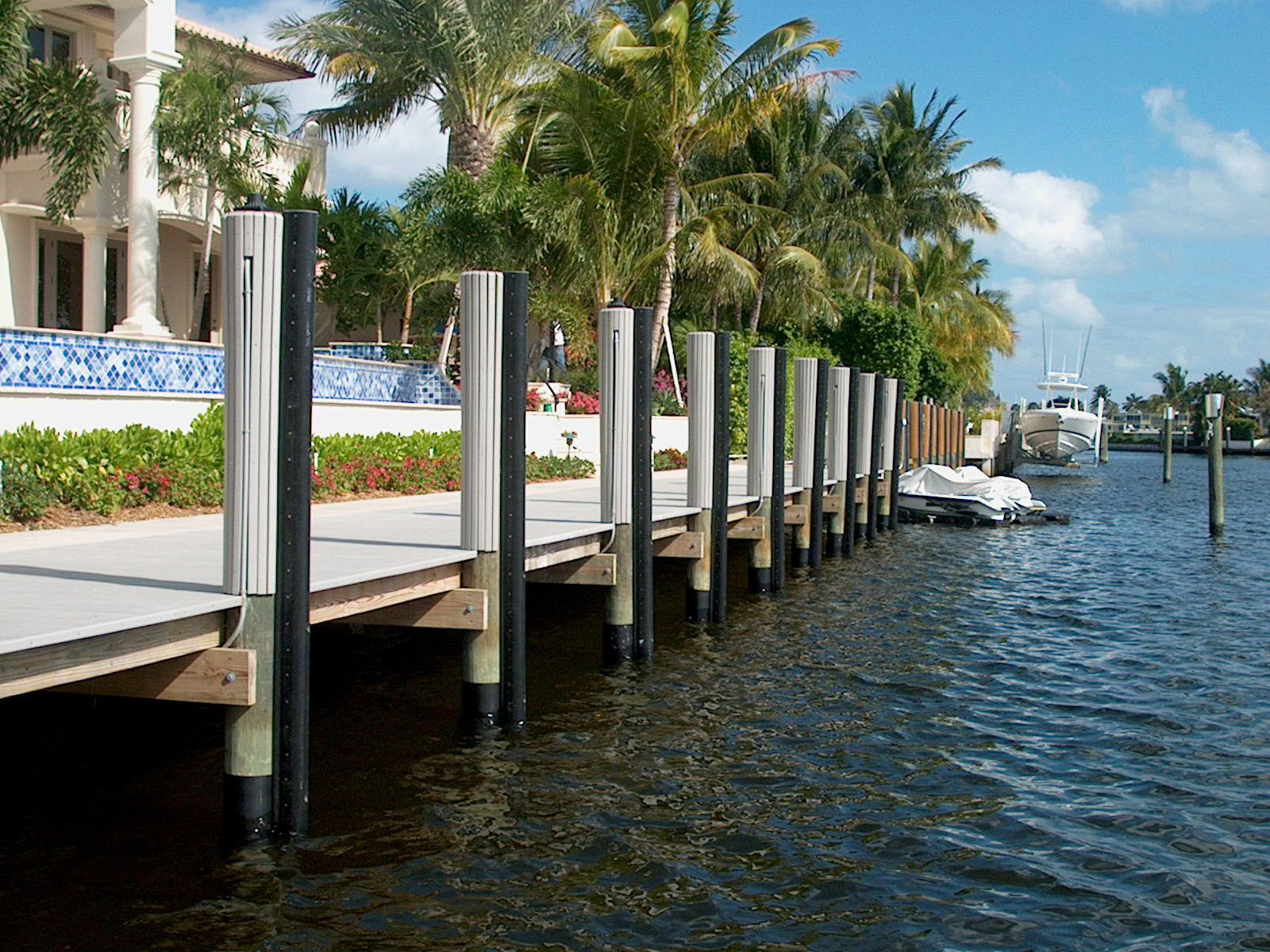 Defend-HER dock fenders in Fort Lauderdale, Florida