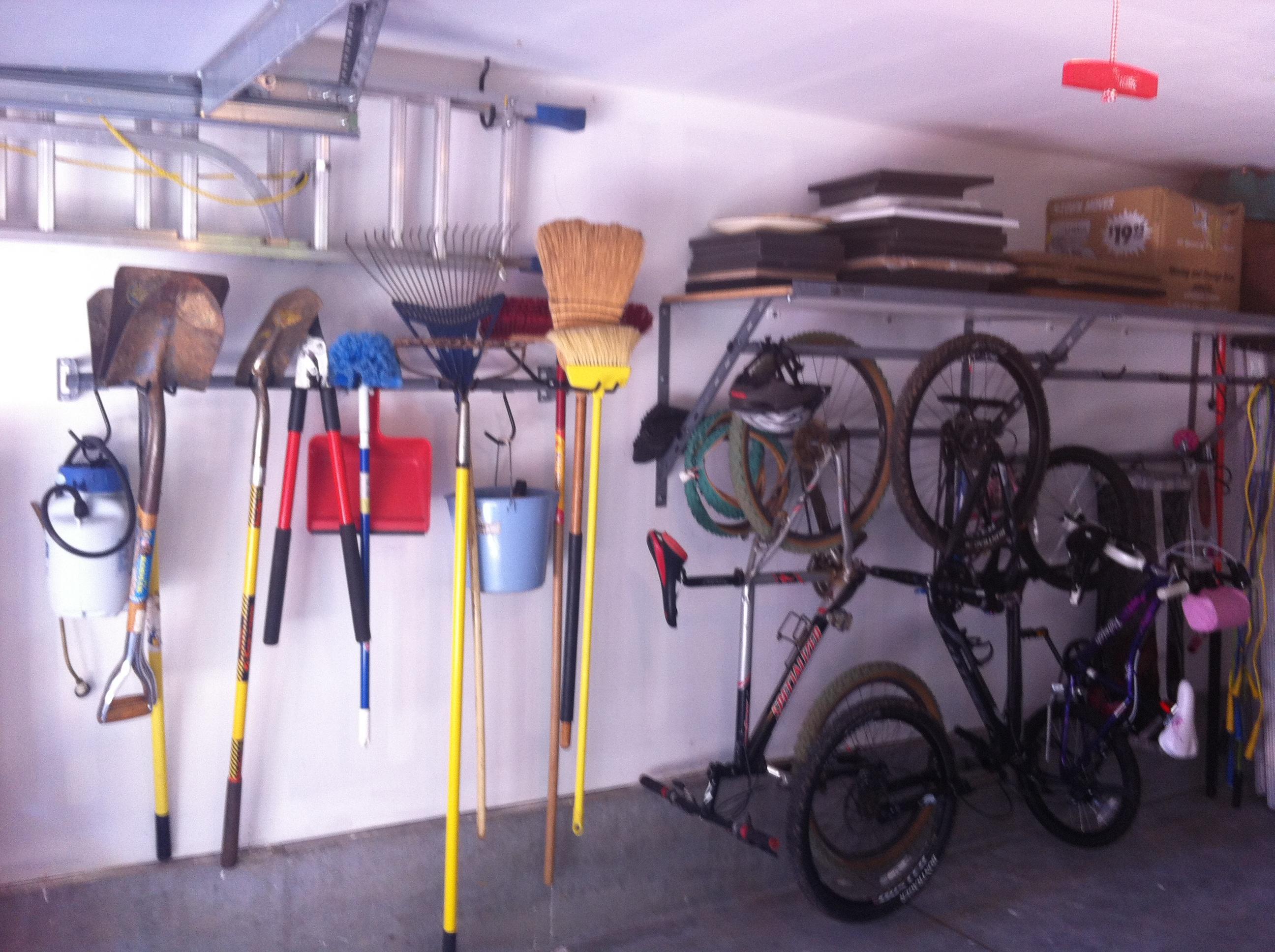 Garage Shelving Bay Area Yard Tool Rack