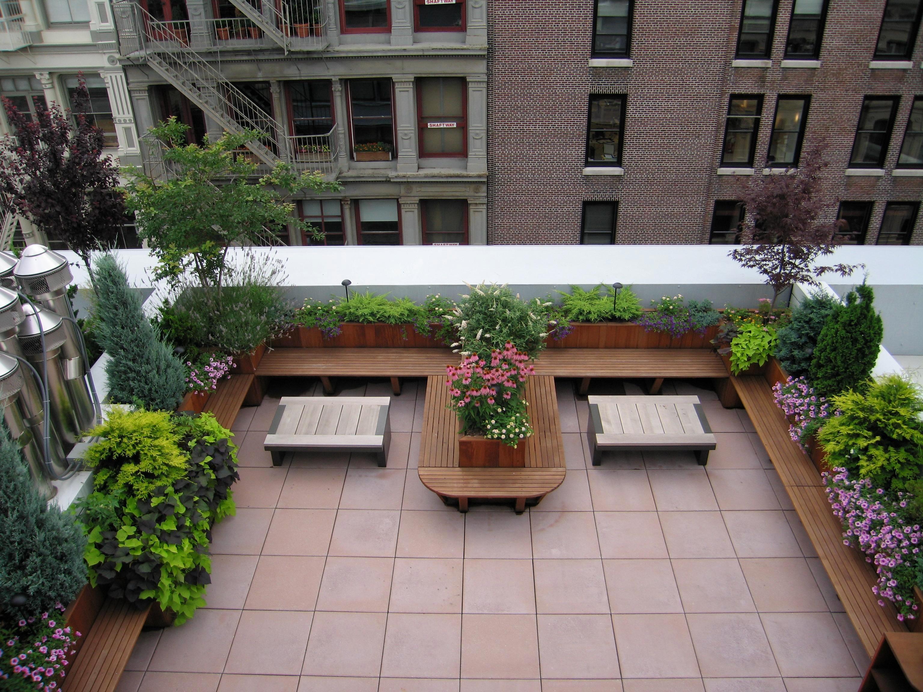 Your neighbors might get jealous when they look down on your new rooftop patio deck, we pick the furniture and use quality wood products and build it on site, right before their eyes.