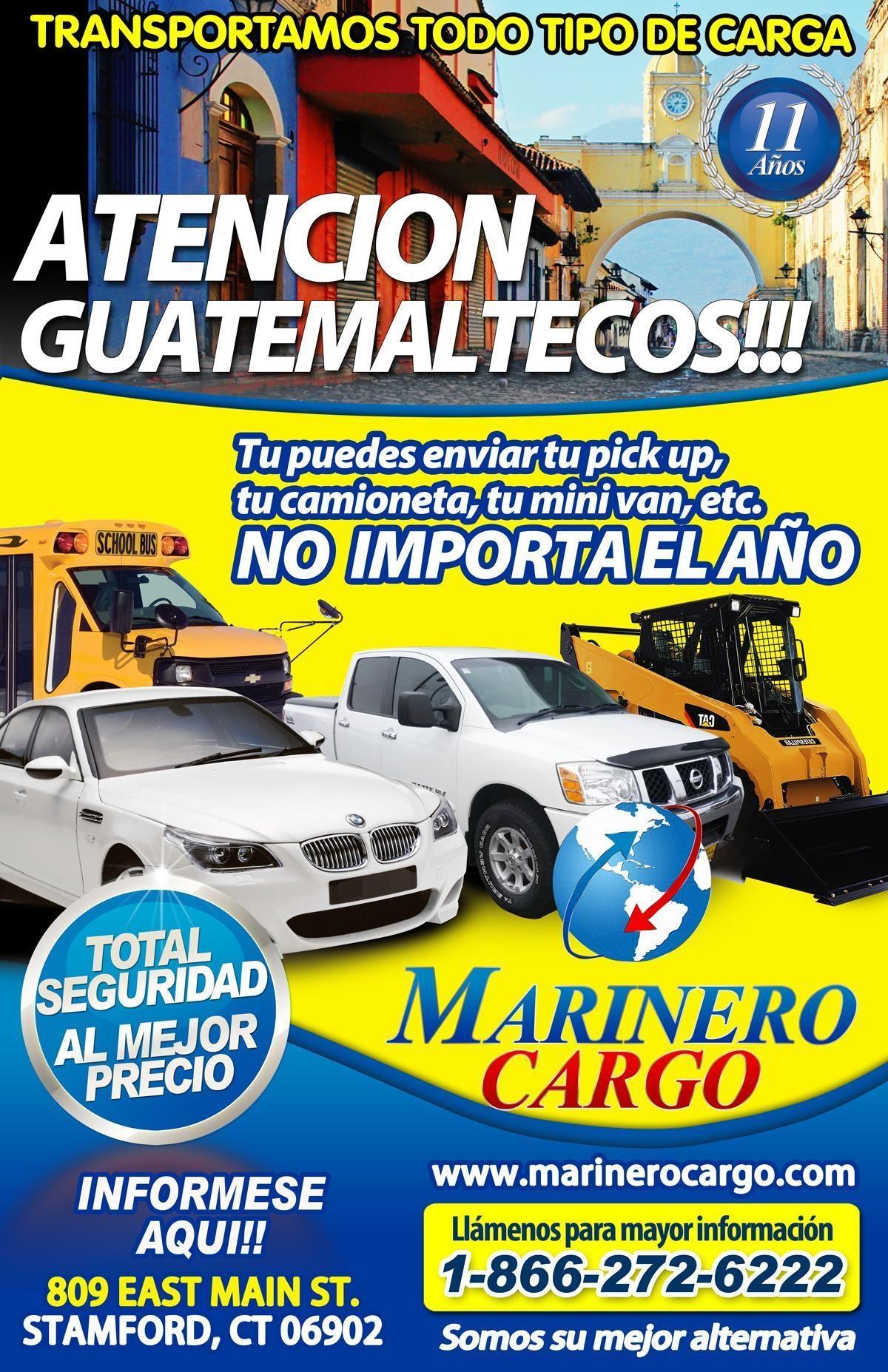 SERVICIO DE ENVIO DE CARGA AEREA, CARGA MARITIMA, SERVICIO PUERTA A PUERTA Y ENVIOS EN 72HORAS. Guatemala, Honduras, El Salvador, Nicaragua, Mexico, Colombia y a USA.