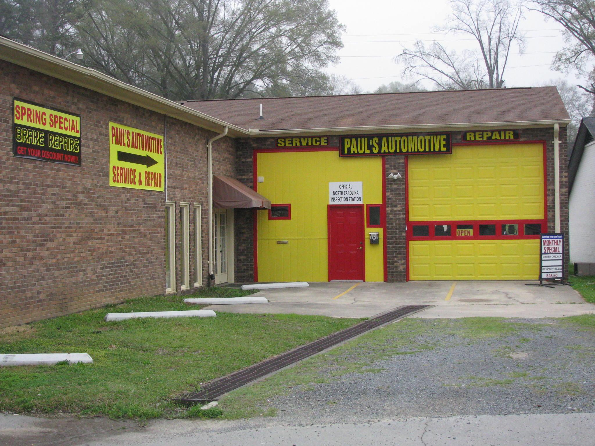 PAUL'S AUTOMOTIVE Front Entrance