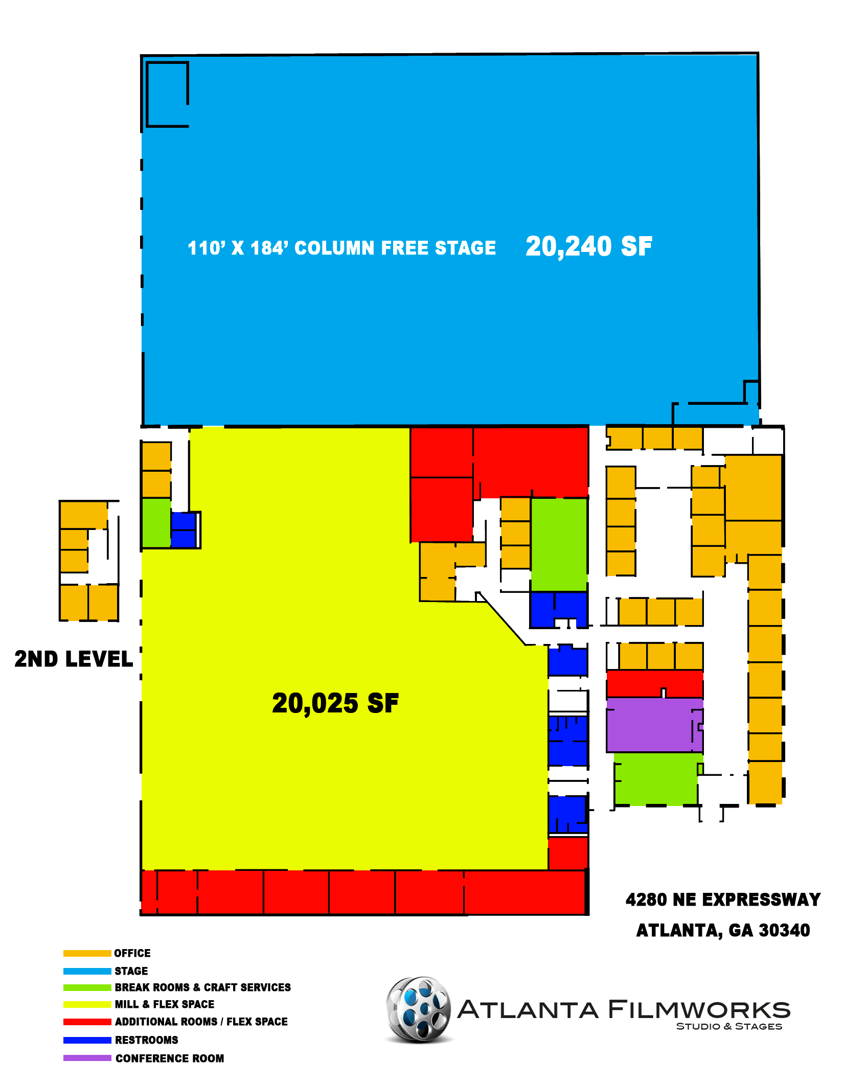 Atlanta Film Studio - Atlanta Filmworks floor plan