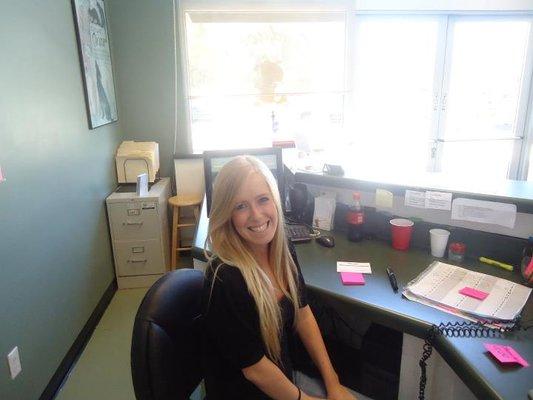 Alex our receptionist