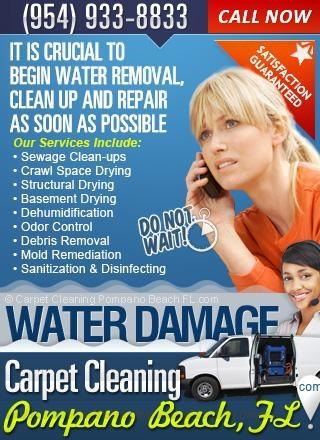 Water damage clean up