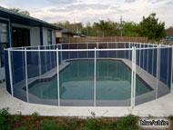 Baby Guard Pool Fences Blue Mesh