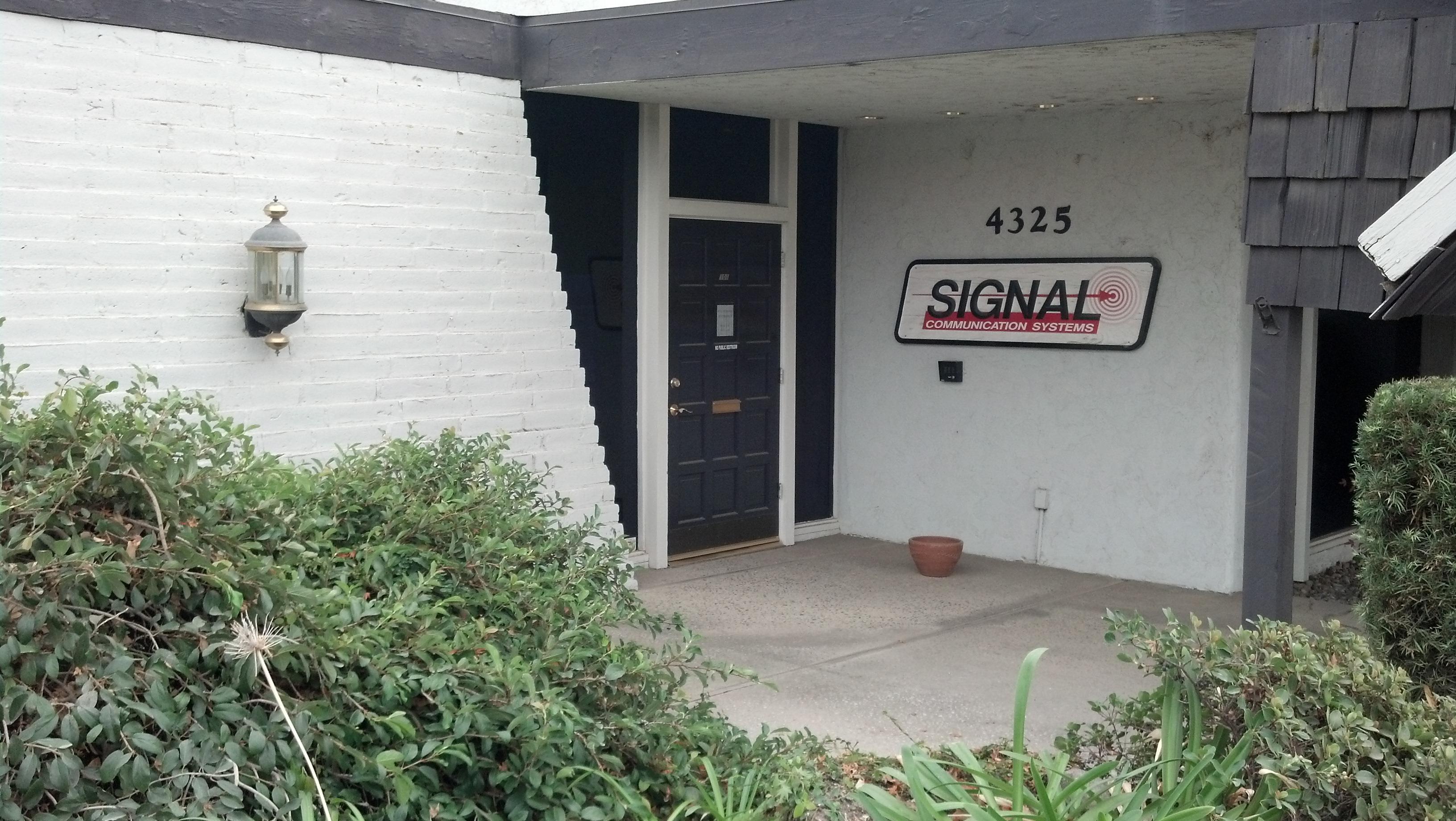 Located inside Signal Communication Systems!