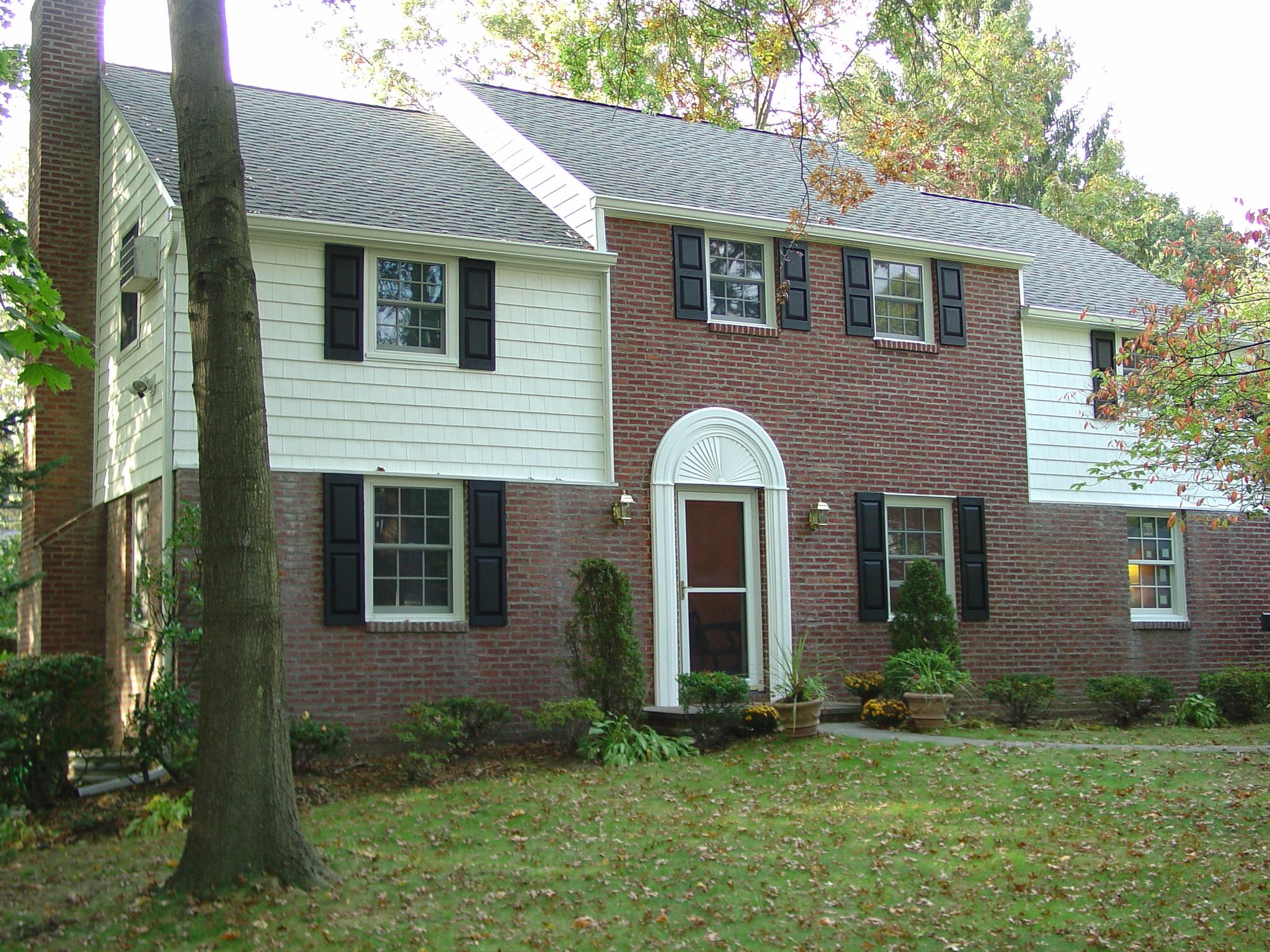 New Andersen Windows, New Siding, New Roof, New Shutters and New Door Surround