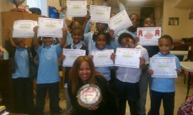 Encouraging greatness and building brilliance...Quarterly Honor Roll Party!