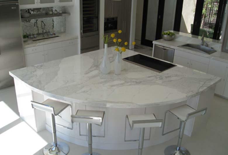 Calacatta Marble Island