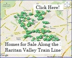 Homes for Sale on the Raritan Valley Train Line into NYC