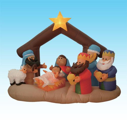 Inflatable Nativity Scene