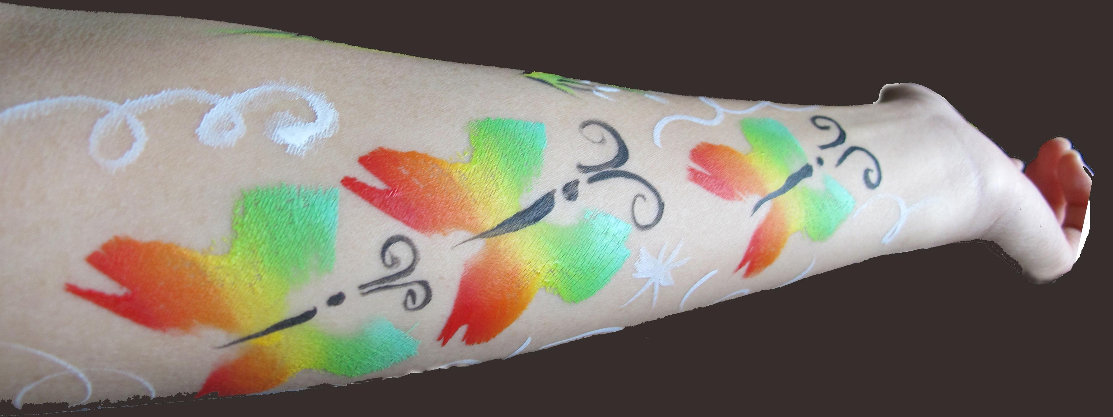 Butterfly Arm - Happyface Magic Face Painting, Sacramento