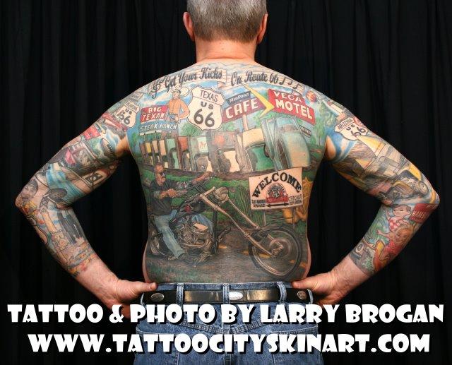 Tattoo by Larry Brogan at Tattoo City