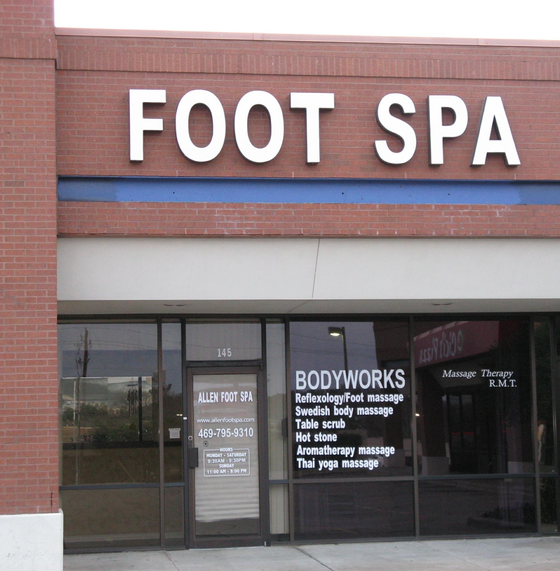 Allen Foot Spa (next to CiCi's)