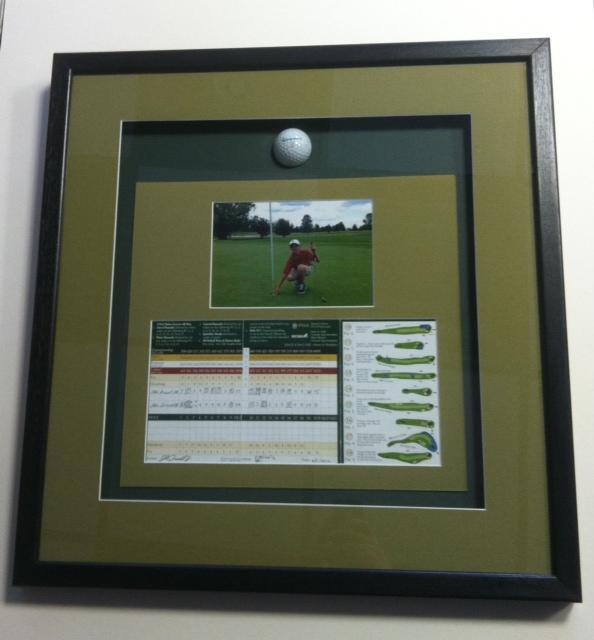 golf ball shadow box