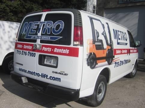 Truck lettering & vinyl graphics