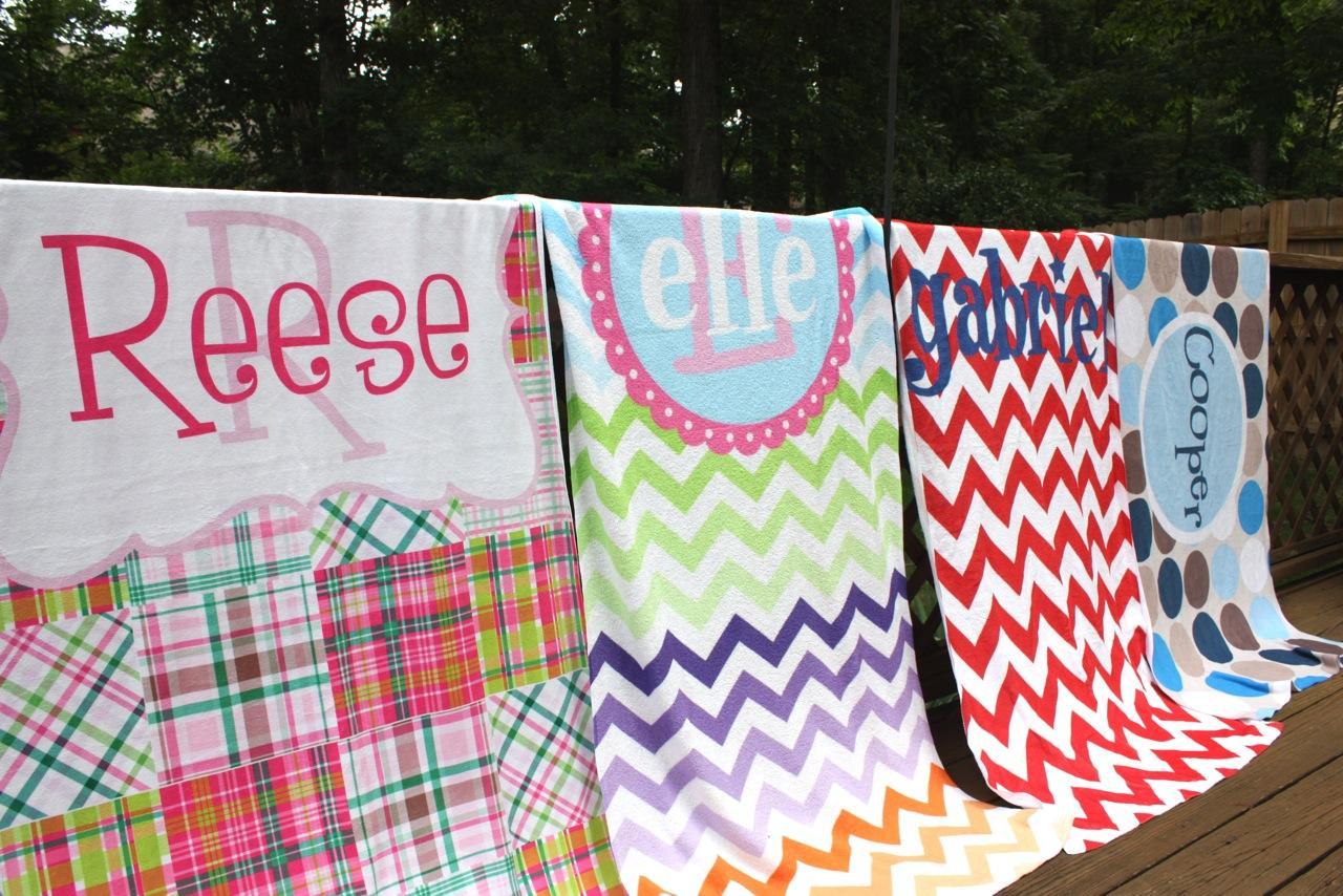 Personalized Beach Towels