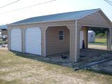 2 Car Garage with Lean-to