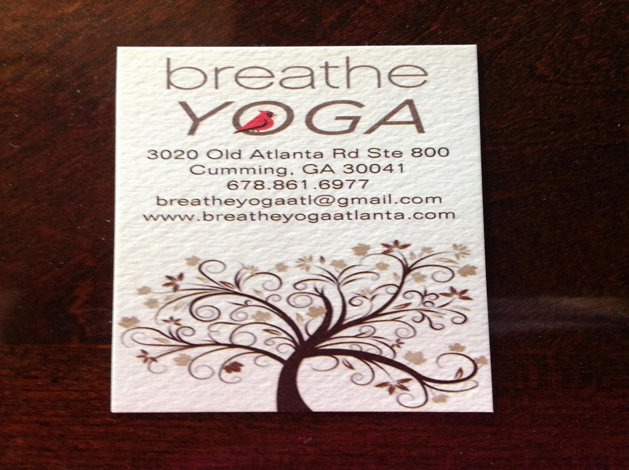 Breathe Yoga Atlanta