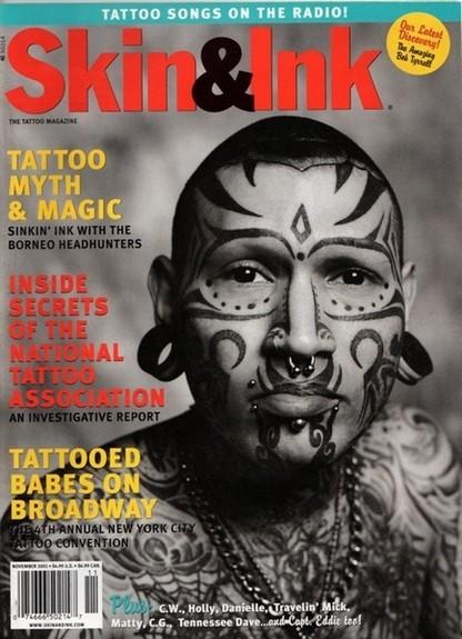 Arnold - Owner  In the cover of Skin&Ink