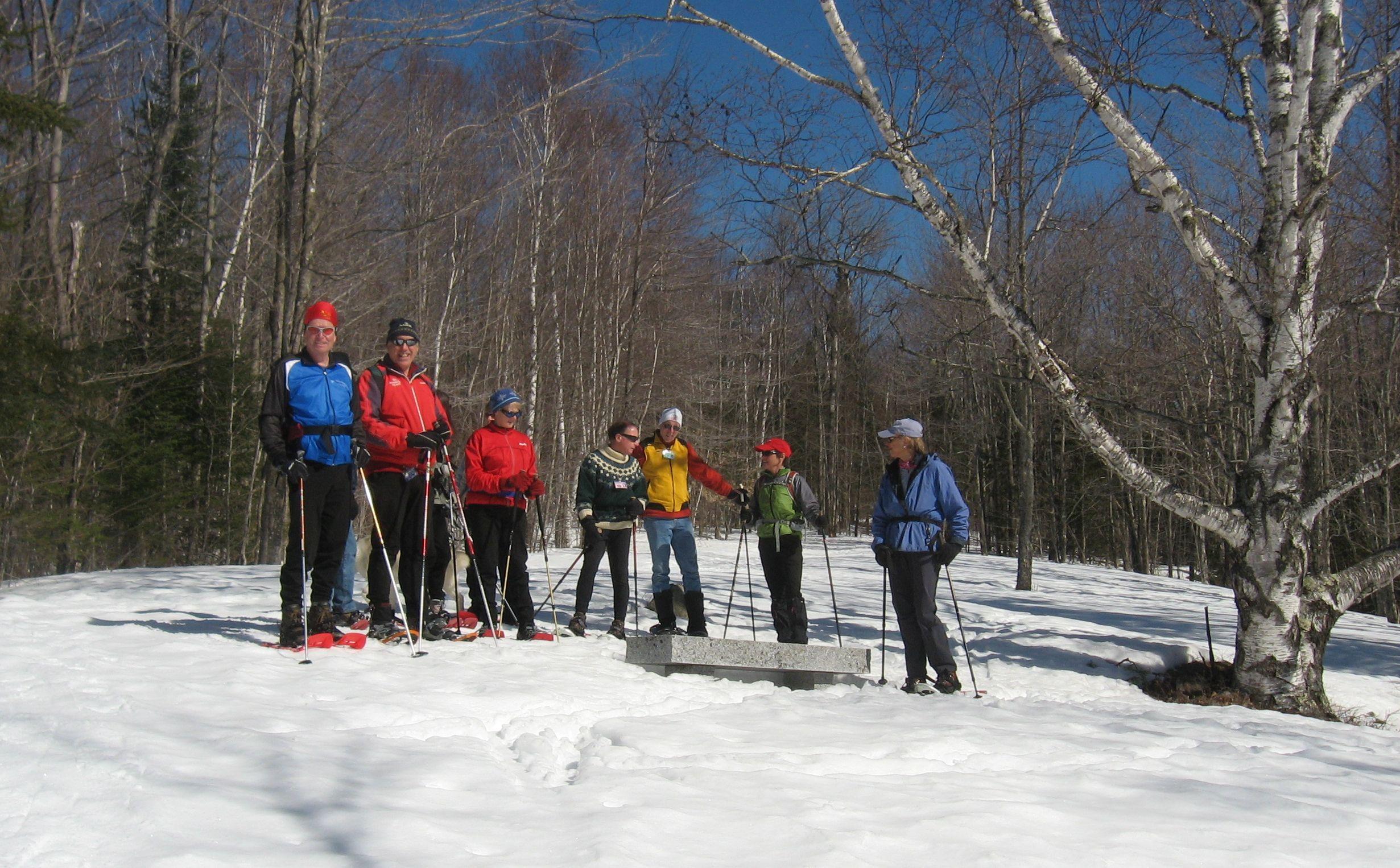 Snowshoers have 25 km of designated trails