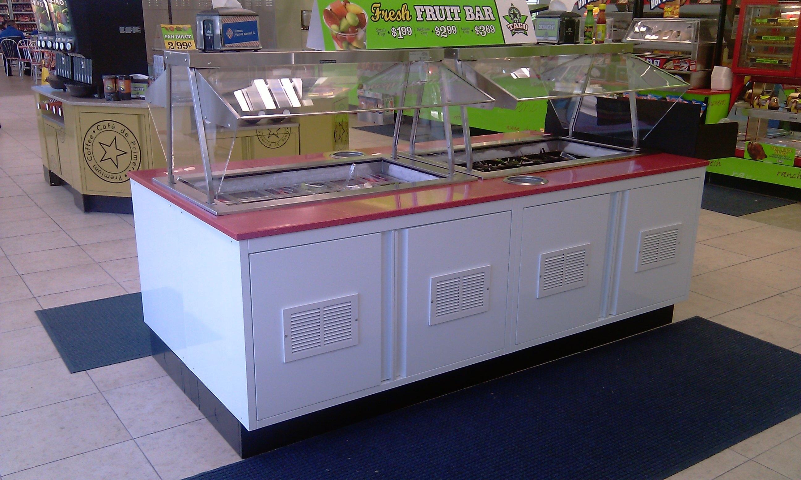 Metal Cabinets used for Food Service