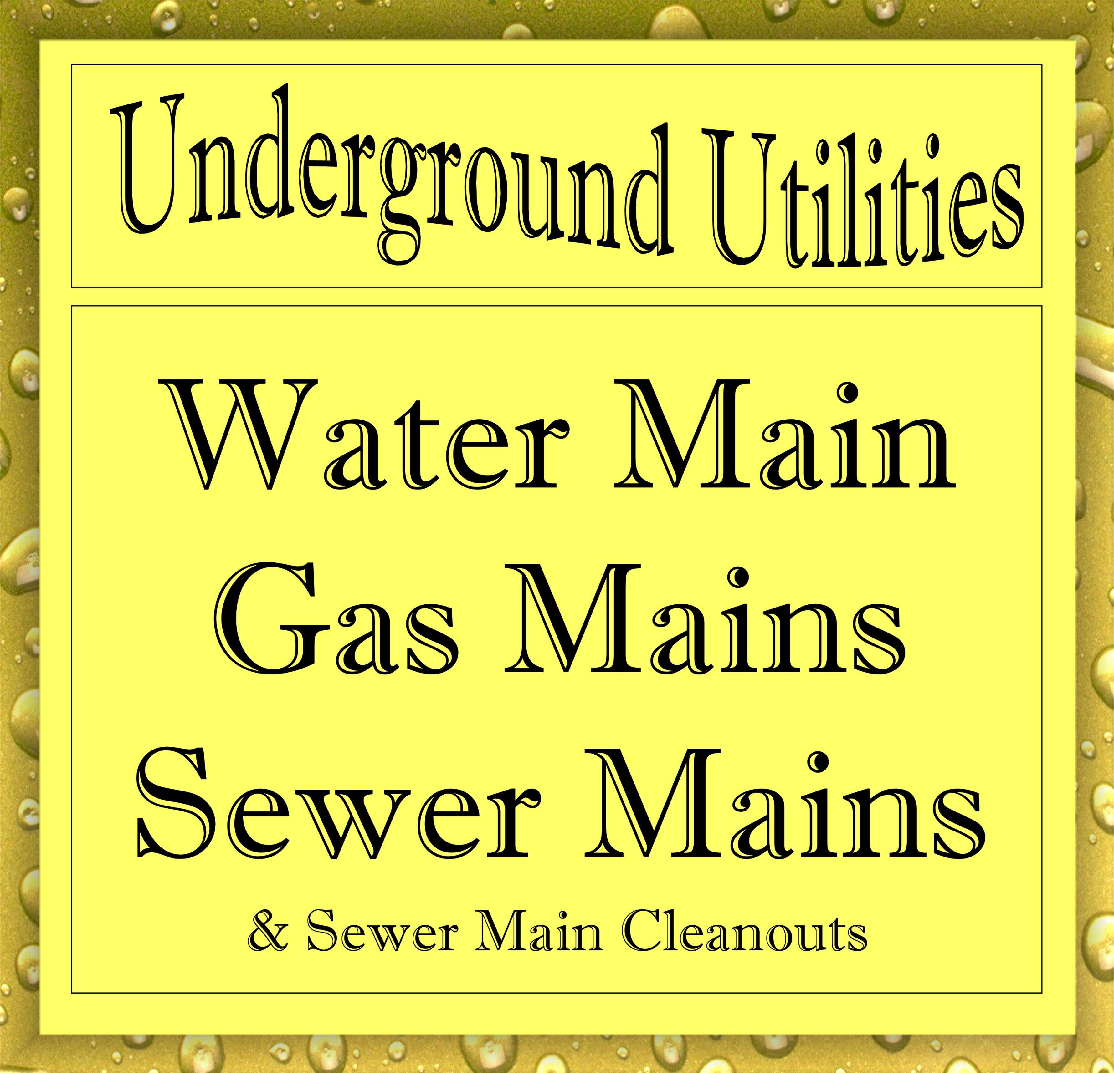 Underground Utilities