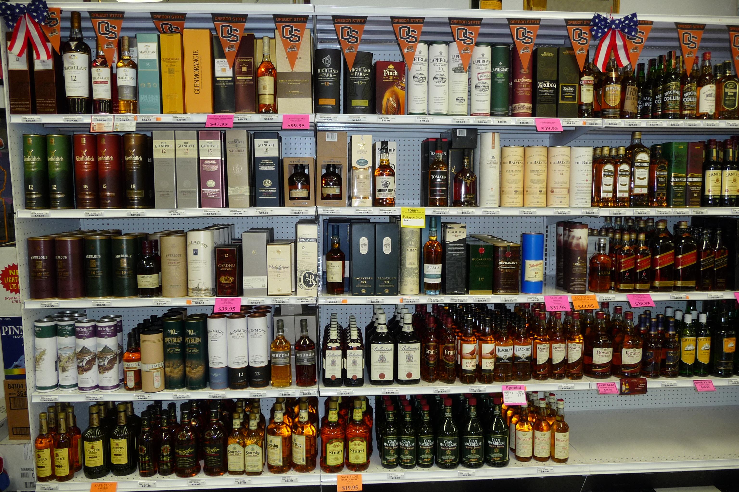 Huge Selection of Premium Liquors