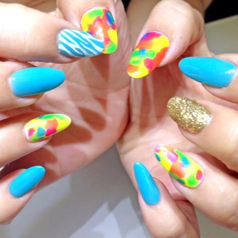 Calgel Nails Summer 2012