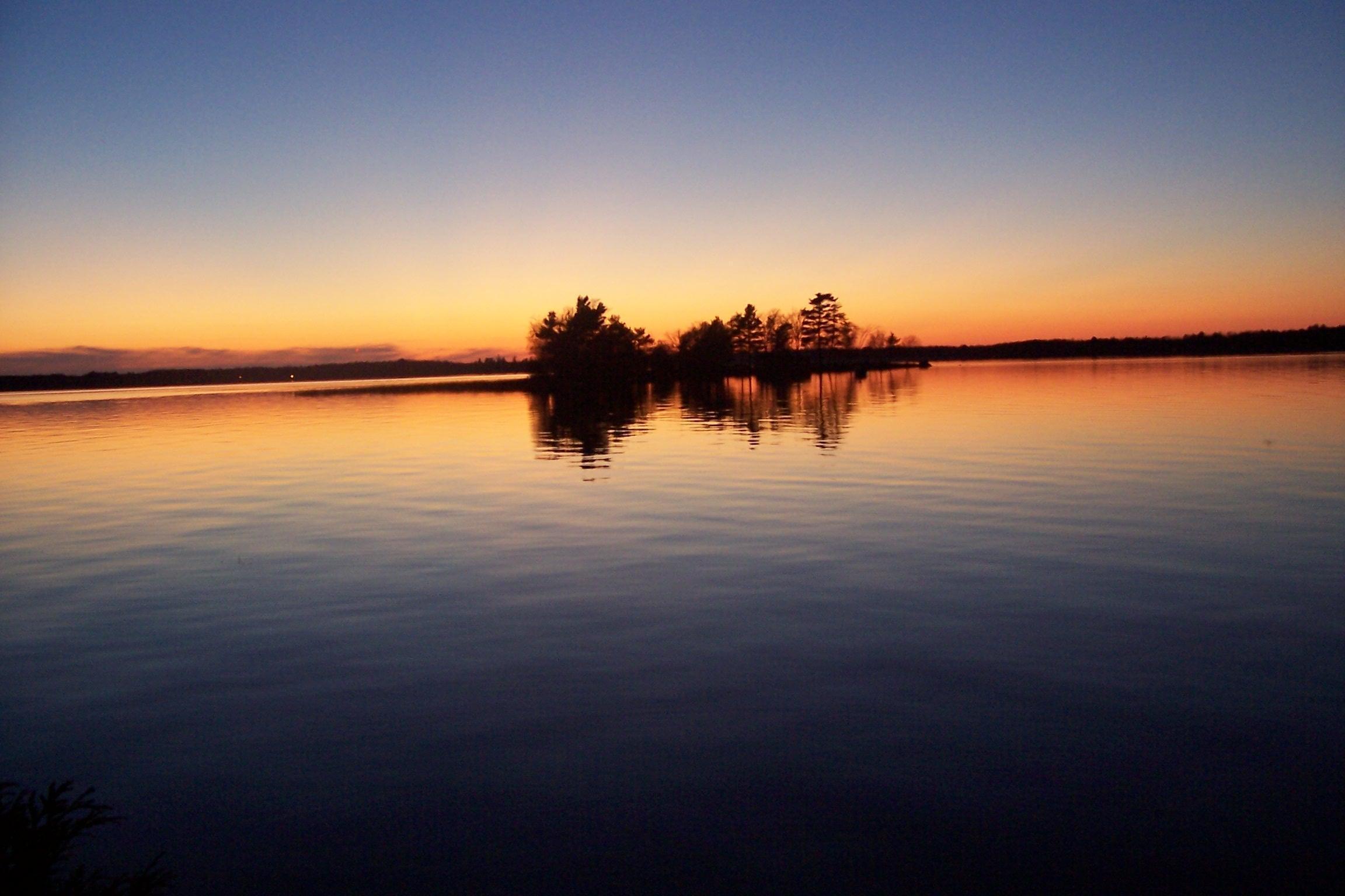 Pelican Lake Sunset at Weaver's Resort Pelican Lake, WI