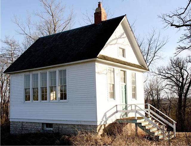 Restored School House on Grounds