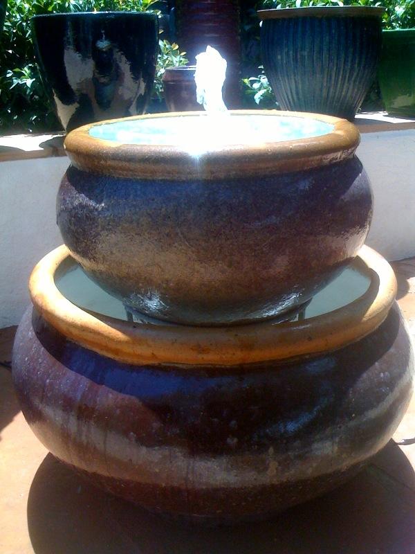 Custom Fountain Glazed Expressions Pottery