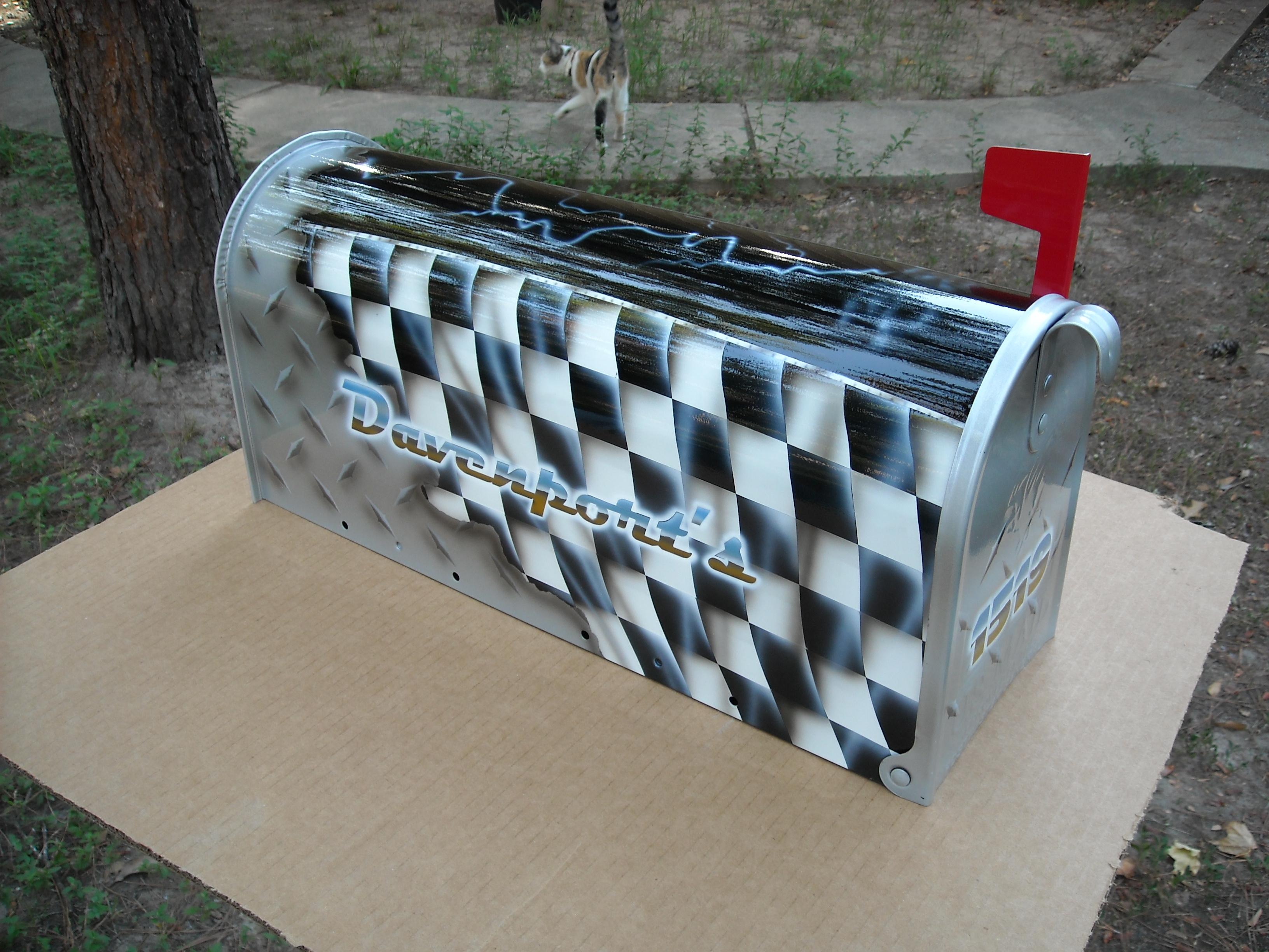 Airbrushed Custom Mailbox