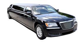 Black-Chrysler-Limo-10-pass