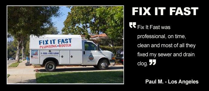 Fix It Fast Plumbing Co