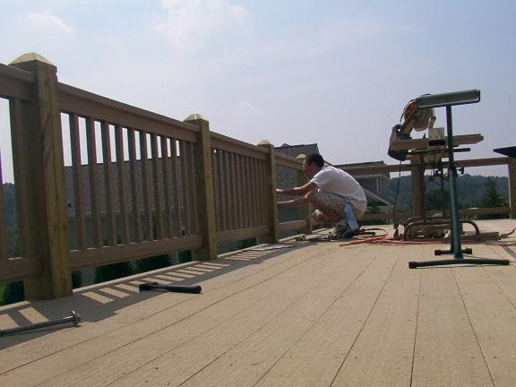 Deck with Composite Rails & Flooring