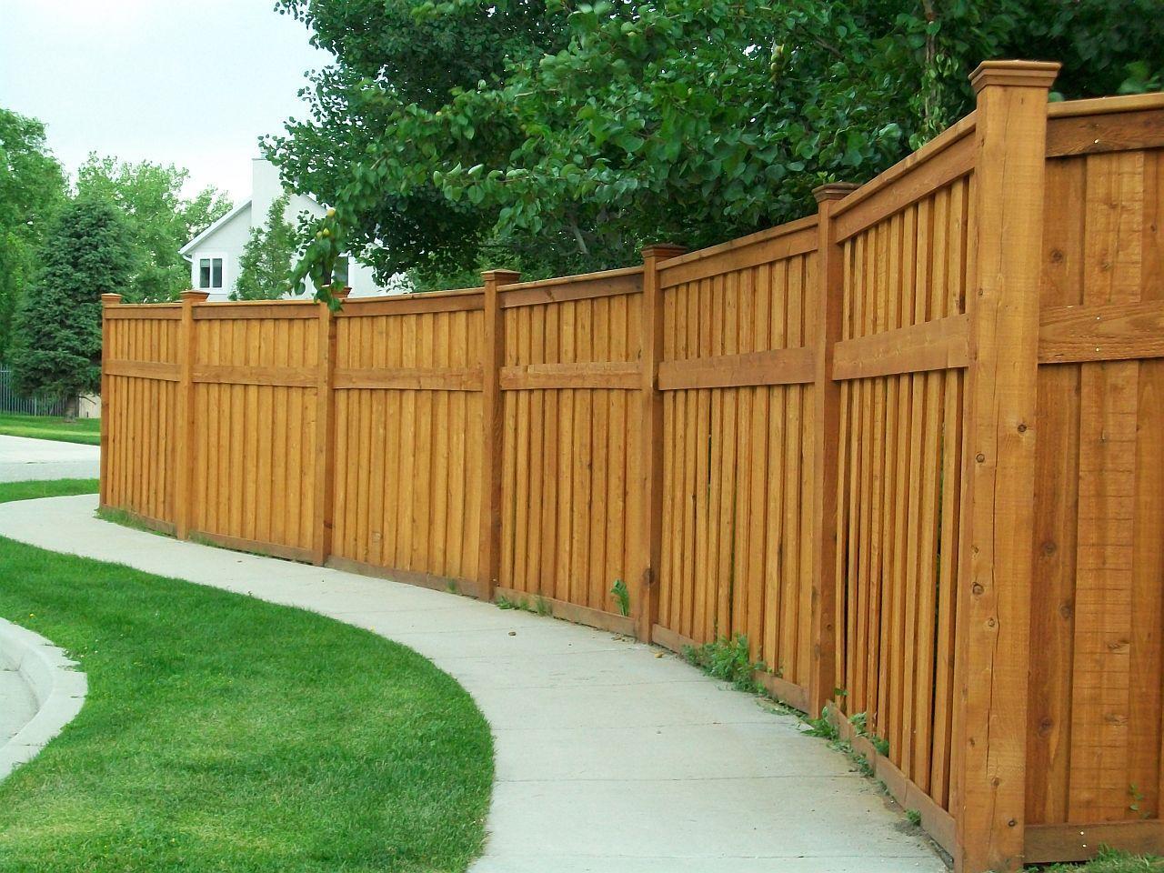 wood fence