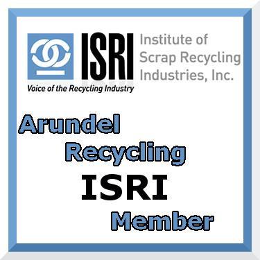 Arundel Recycling Center is a proud member of ISRI Inistitute of Scrap Recycling Industries