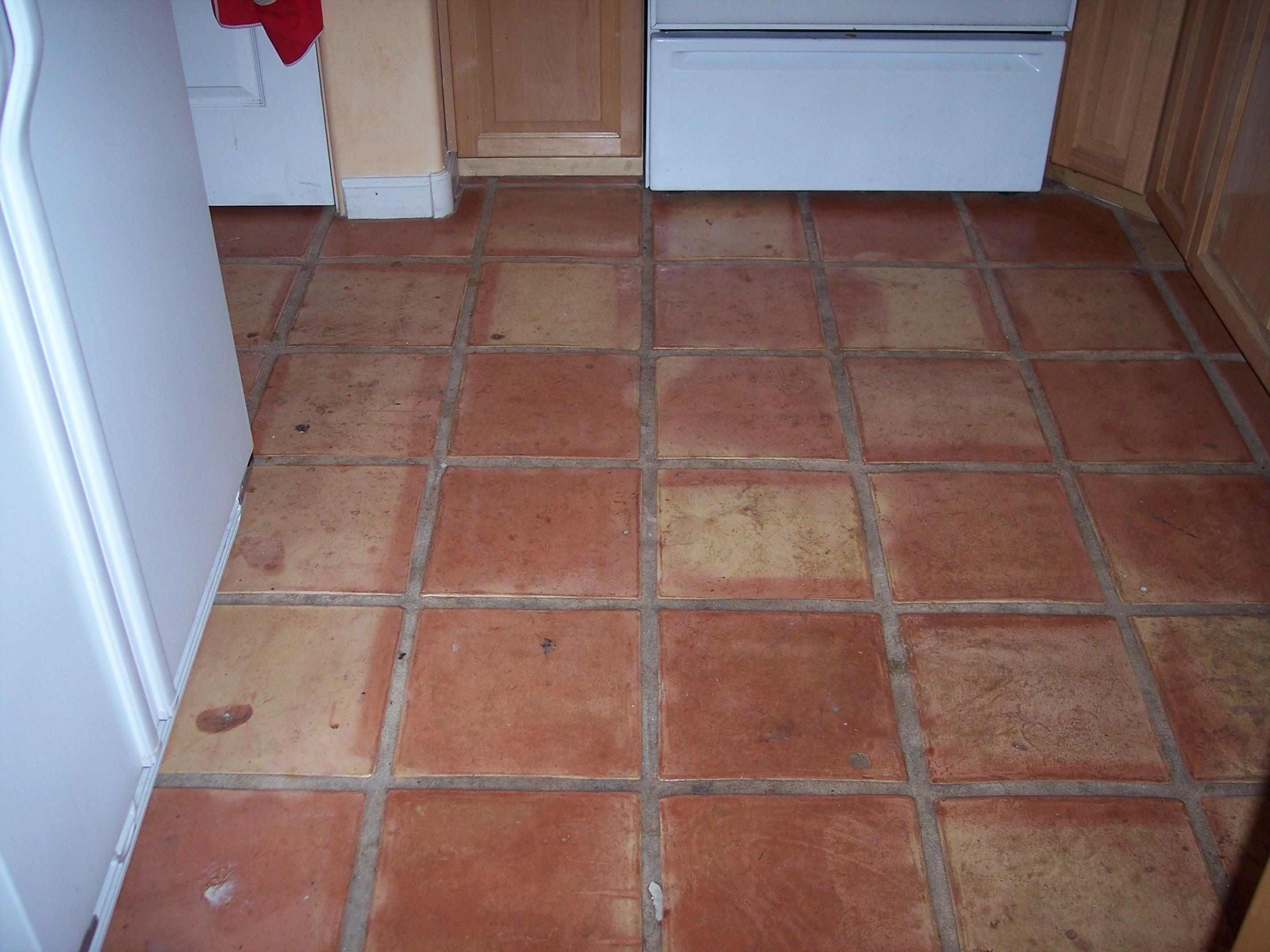 Saltillo Tile "before"