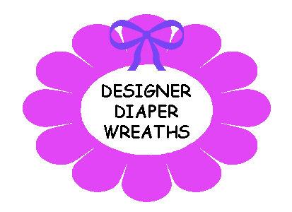 Designer Diaper Wreaths